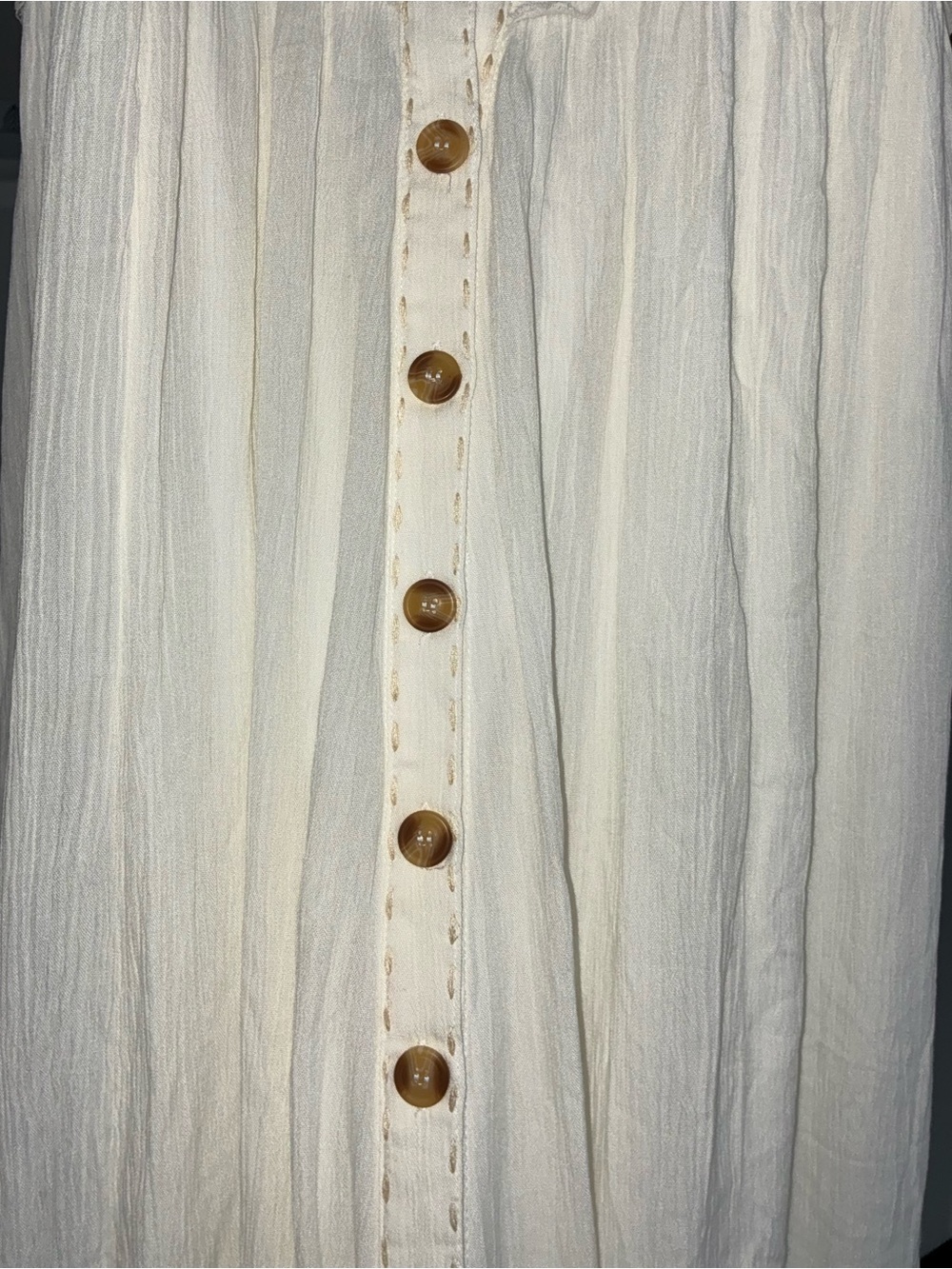 Ces Femme - Button-Front Maxi Dress - Picture 5 of 7